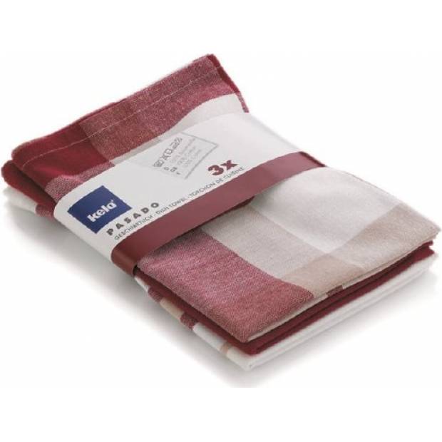 Geschirrtuch PASADO 3tlg. rot KL-15963