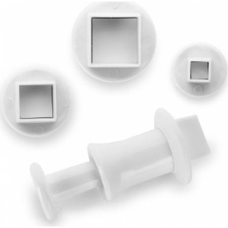 Dekorationsset quadratisch - 3tlg.