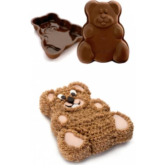 Silikonform Teddybär 26x24cm