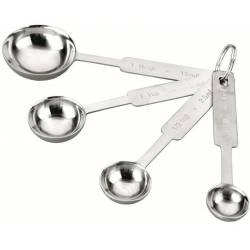 Messbecher-Set aus Edelstahl 4 Stück - Ibili