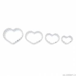 Herz Ausstechformen gezackt 4St.