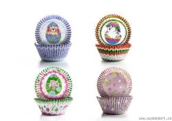 Papier-Cupcakes - Ostern 100 Stück