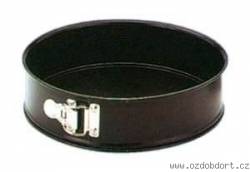 Schwarze Backform 20x6,8 cm