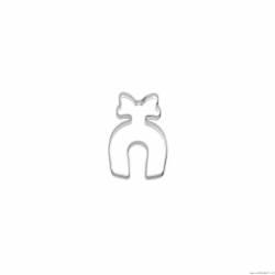 Bonbonausstecher Hufeisen mit Schleife