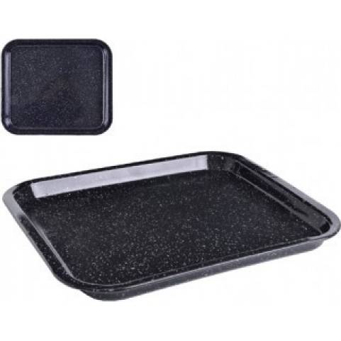 Emailliertes Backblech - 42 x 36,5 x 2,5 cm