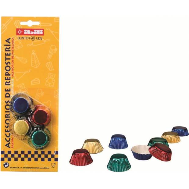 Bunte Pappbecher 48Stk