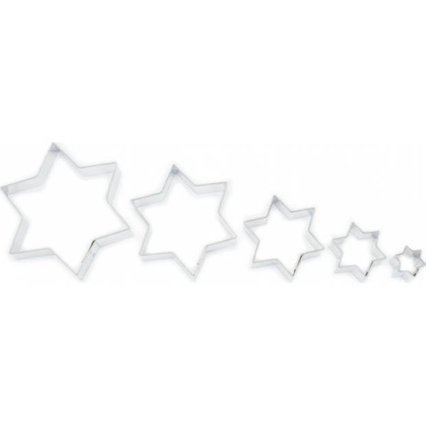 Sternausstecher glatt 5 Stk.