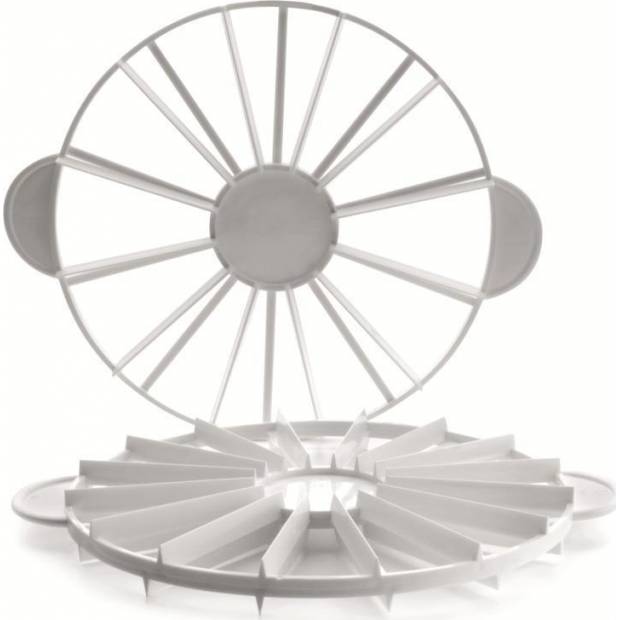 Schablone zum Tortenschneiden 26cm 10/12