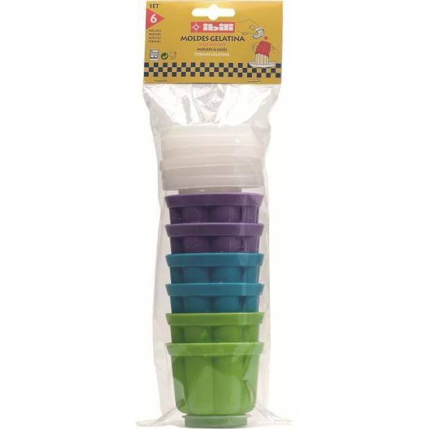 Gelee-Formen-Set - 6 Stück