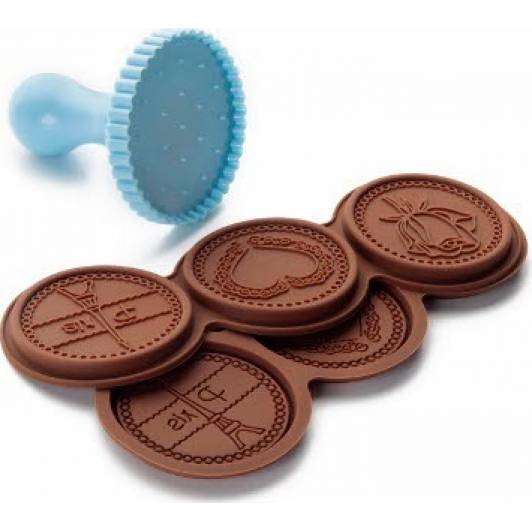 Set - Schokoladenformen + Stempel