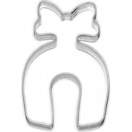 Bonbonausstecher Hufeisen mit Schleife