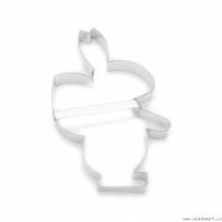 Hase mit Messer 16,7cm