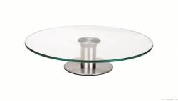 Glas Tortendekoration Spinner 30cm