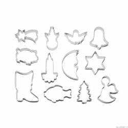 Weihnachtsplätzchen Ausstechformen Set 12tlg.