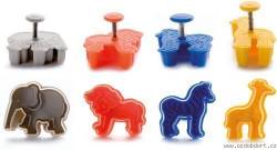 Plastikausstecher Afrikanische Tiere Set - 4St.