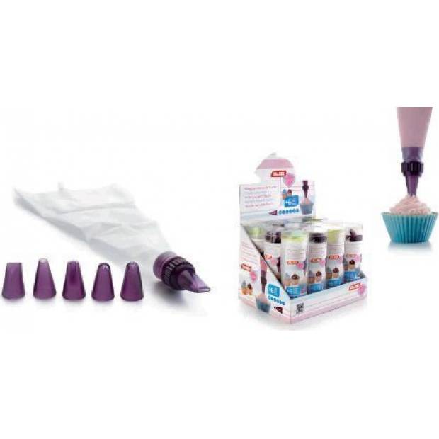 Set zum Verzieren - Beutel 35 cm + 6 Düsen