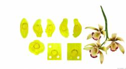 Ausstechformen 8 Stück – kleine Orchidee Cymbidium