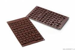 Silikonform für Schokolade - Alphabet