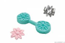 Silikonform für Marzipan - Gänseblümchen