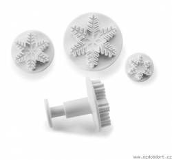 Punsch für Fondant - 3 Stück Flocken