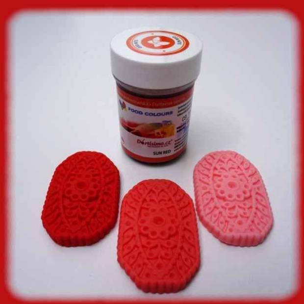 Gel-Farbe (Sonnenrot) hellrot 35 g