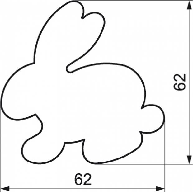 Hasenausstecher 6,2cm