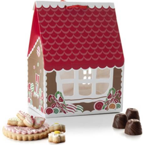 Pralinenschachtel Haus 4pcs