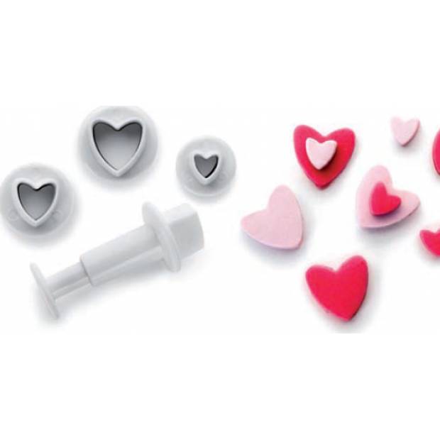 Dekorationsset Herzen Set - 3Stück