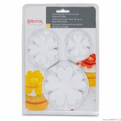 Ausstechformen Seerose / Nelke