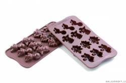 Silikonform für Schokolade - Dinosaurier