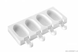 Silikon-Form für Eis am Stiel 4 Stück 20×8,5 cm