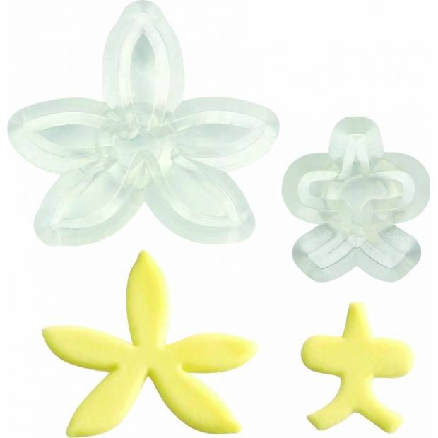 Satz mit 2 Orchideenstempeln