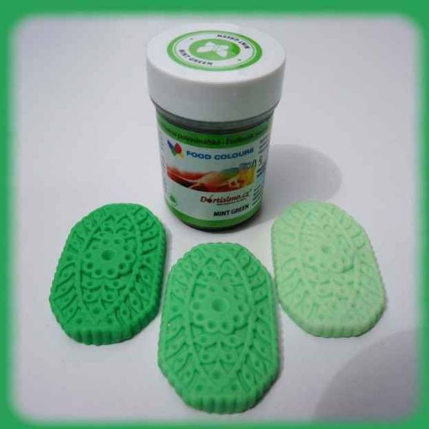 Mintgrüne Gel-Farbe 35 g