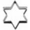 Ausstechform Stern 5,5 cm x 5,5 cm