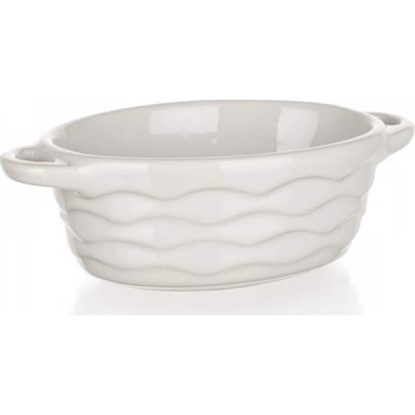 Keramik-Backform - oval 15 x 9 cm