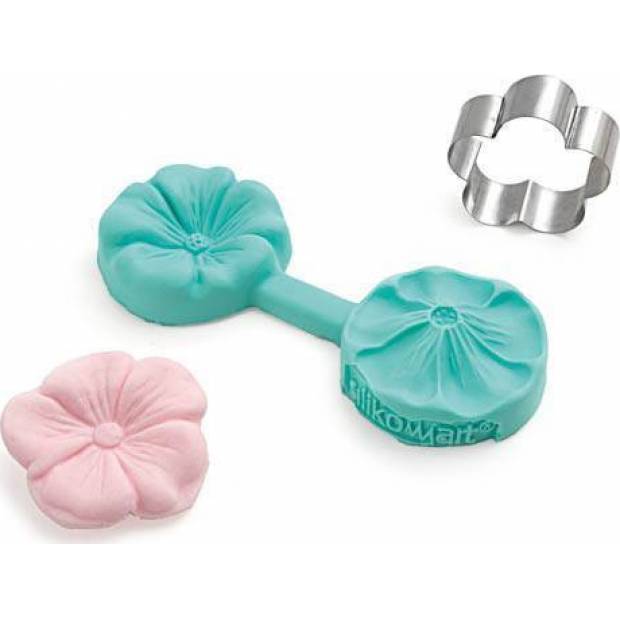 Silikonform für Marzipan - Blume