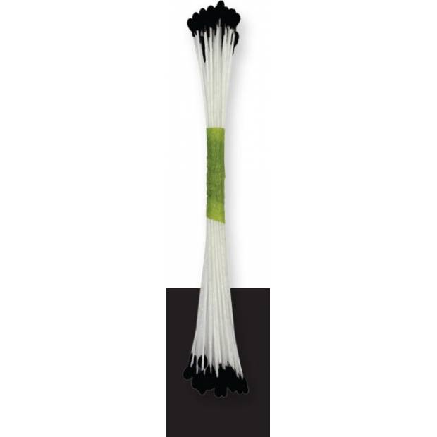 Schwarze Blütenstempel 50 Stück