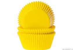 Muffinpapierkorb gelb 50Stk