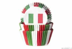 Muffin-Korb Italien-Flagge 50St.