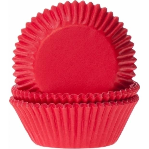 Papier-Muffinförmchen rot 50 Stk.