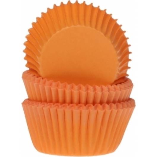Orangefarbener Muffin-Korb 50 Stk.