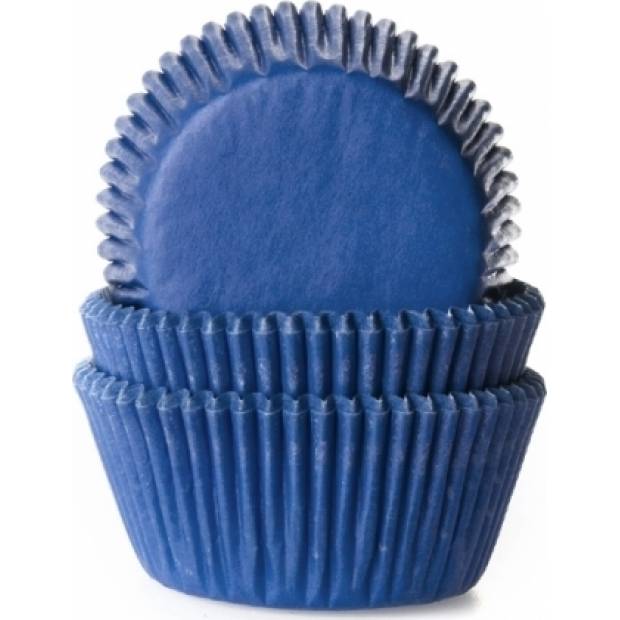 Muffinförmchen aus Papier blau 50 Stk.