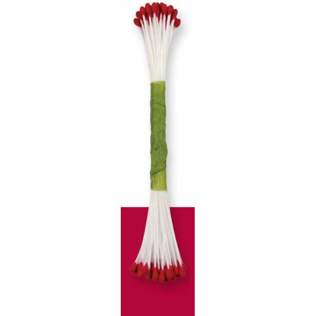 Rote Blütenstempel 50 Stück