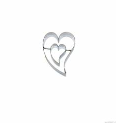 Herzschneider unregelmäßig/Herz unregelmäßig Edelstahl