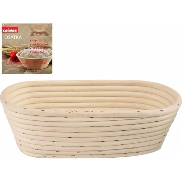 Rattan-Schal, oval 26x16x9cm