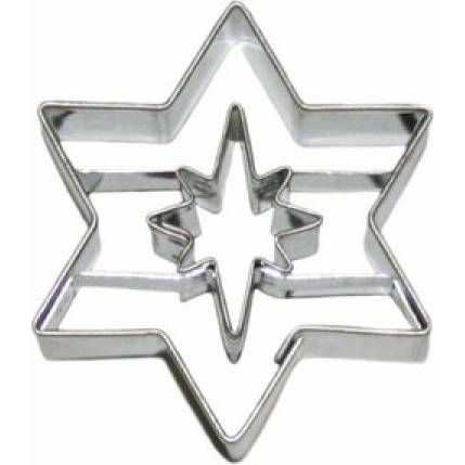 Sternschneider 8 Punkte mit freier Mitte