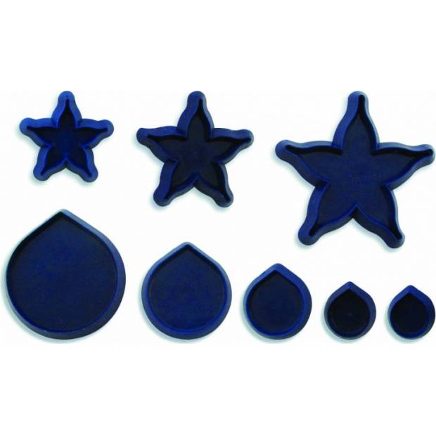 Ausstecher für essbare Blumen ROSES - 8er Set