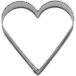 Herzschneider größer 54×54 mm