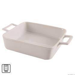 Porzellanauflaufform Miska 20x20x5,5 cm