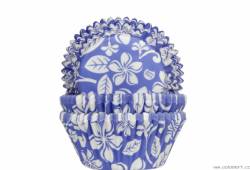 Muffinformen-Aloha Blume Blau 50 Stück